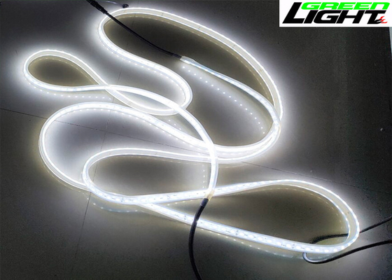 Todos en las luces de una tira flexibles del LED que moldean calientes/el material blanco fresco del silicio del color