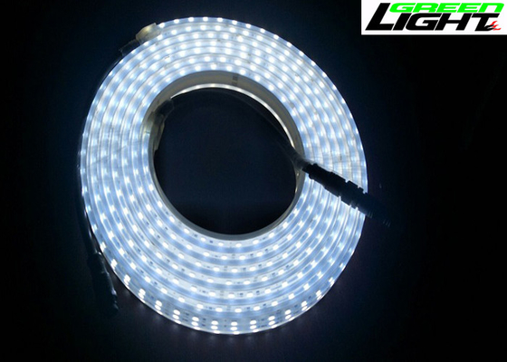 industria flexible de la iluminación de tira del cable del grueso de 10m m SMD5050 LED para hacer un túnel