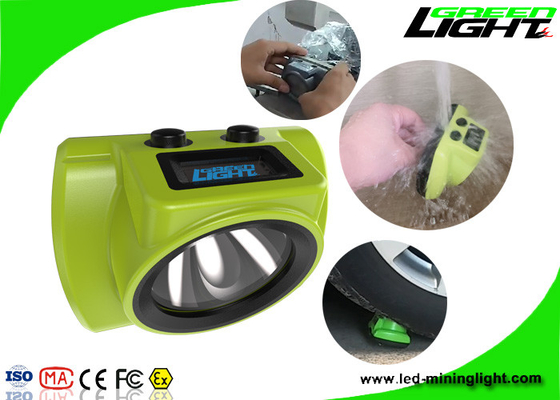 La pantalla de Oled llevó la batería de litio de las luces del casco de la explotación minera del faro 6.8Ah 18000lux