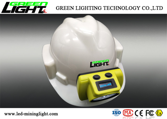 385lum brillo de la capacidad de la batería del material 6800mA del ABS de la lámpara de casquillo de los mineros del CREE LED alto
