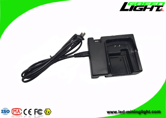 Carga por USB minera sin cuerda material de la ayuda del brillo de las lámparas de casquillo del ABS de la PC 13000lux