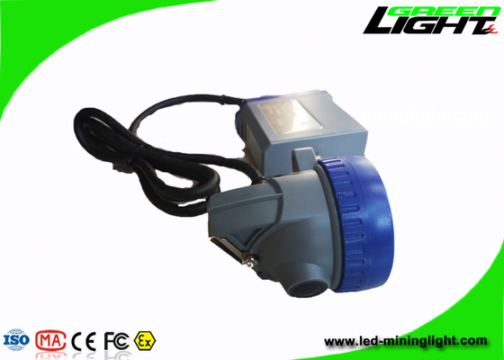 El casquillo minero recargable enciende ciclos de la luz larga IP68 1000 del brillo 15000lux