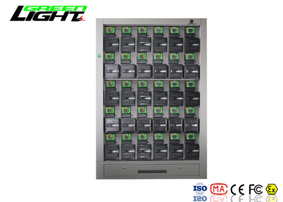 Luz de la indicación del interruptor de Cap Lights With del minero de carbón del estante del cargador de 30 unidades