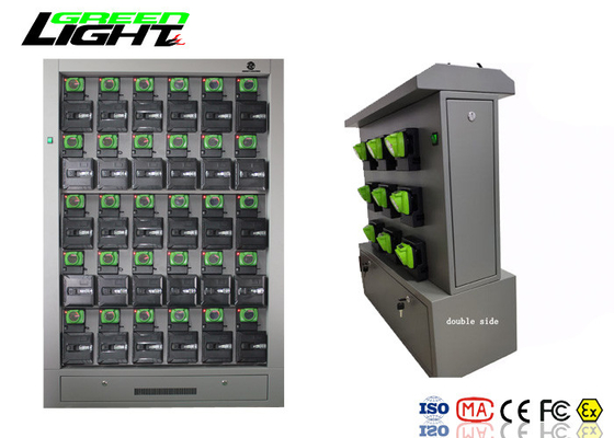 Luz de la indicación del interruptor de Cap Lights With del minero de carbón del estante del cargador de 30 unidades