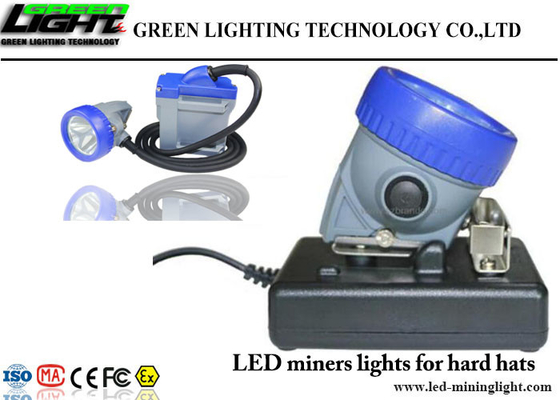La lente a prueba de balas llevó la lámpara de casquillo de los mineros 6,6 ah la prenda impermeable IP68 de Li - de Ion Battery 1000lux