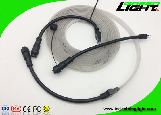 Prenda impermeable flexible material IP68 de las luces de tira de Sillicone 12v LED SMD 5050 50/60 HERZIOS