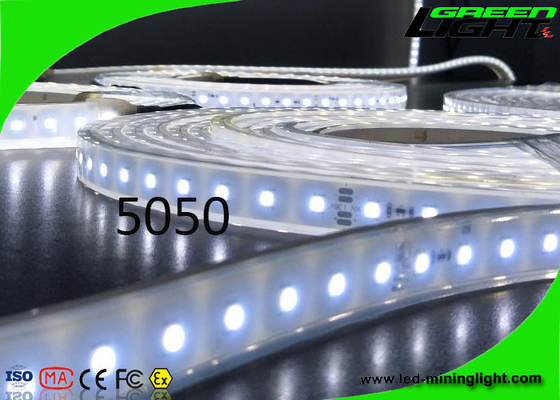 Prenda impermeable flexible material IP68 de las luces de tira de Sillicone 12v LED SMD 5050 50/60 HERZIOS