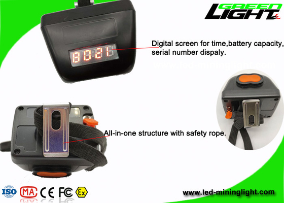 Los mineros de la seguridad de subterráneo capsulan las lámparas sin cuerda, casco de la PC llevaron las luces GL4.5