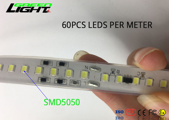 La baja tensión de 5050 SMD llevó la CA 24V-36V de la prenda impermeable IP68 de la luz de tira para la iluminación de la explotación minera