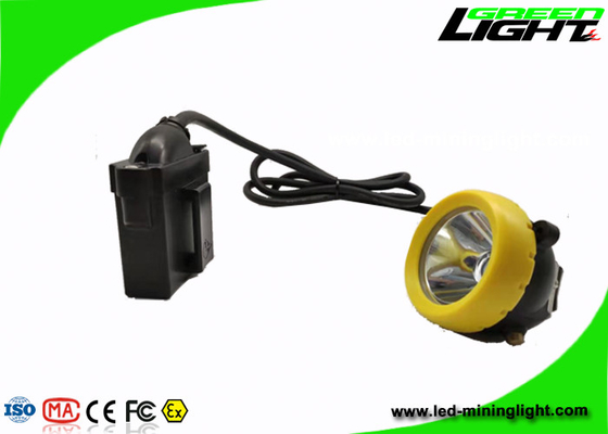 Batería de iluminación industrial de la lámpara de casquillo de los mineros del LED 10000lux 7.8Ah con el casquillo del botón del silicio
