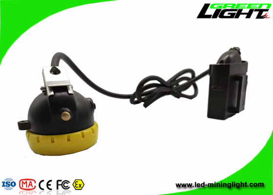 Batería de iluminación industrial de la lámpara de casquillo de los mineros del LED 10000lux 7.8Ah con el casquillo del botón del silicio