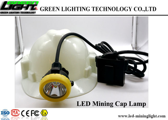 Lámpara de casquillo de 10000 mineros de Lux Corded LED, minero de carbón impermeable Hard Hat Light IP68
