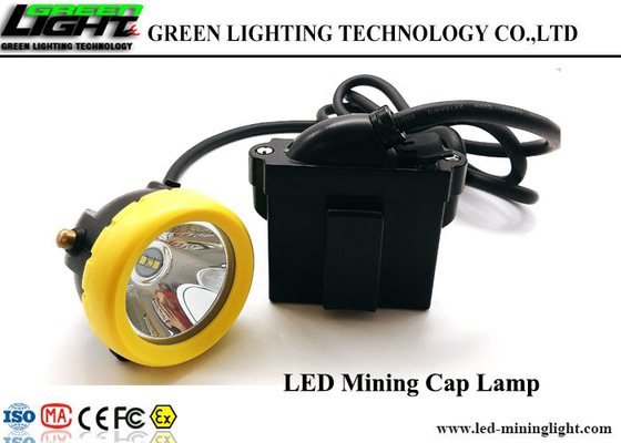 Lámpara de casquillo de 10000 mineros de Lux Corded LED, minero de carbón impermeable Hard Hat Light IP68