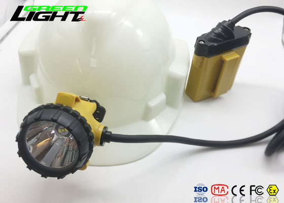 Batería de larga vida luminosa de aluminio de la lámpara 25000lux del casco de la luz del sombrero de los mineros de carbón