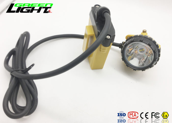 material de aluminio llevado brillante estupendo de la taza del faro del cargador 2A para el minero/la caza