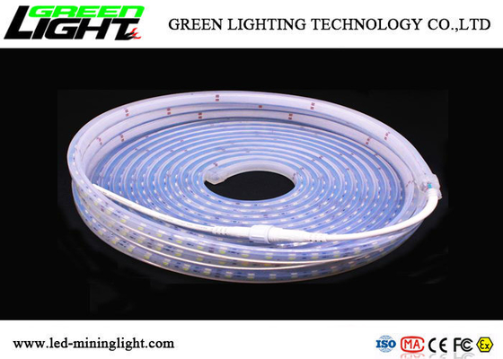 SMD5050 protección de regla de tira de la seguridad LED de los temporeros de alto voltaje flexibles de las luces