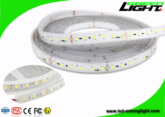SMD5050 protección de regla de tira de la seguridad LED de los temporeros de alto voltaje flexibles de las luces