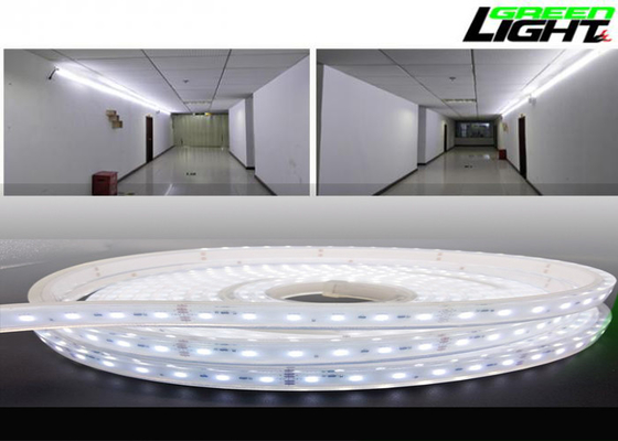 SMD5050 protección de regla de tira de la seguridad LED de los temporeros de alto voltaje flexibles de las luces