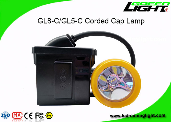 Lámpara de casquillo de los mineros de la seguridad de subterráneo 10000lux 1.67W LED