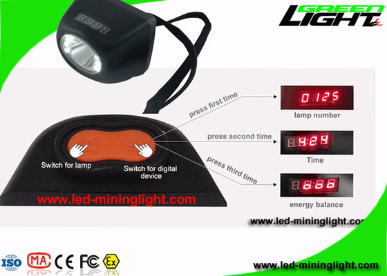 Luz ultrabrillante del casco de los mineros de carbón de 186LUM IP67
