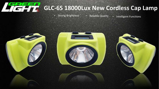 faro carbonífero 232lum de la radio de 18000lux 6.8Ah con la pantalla de OLED
