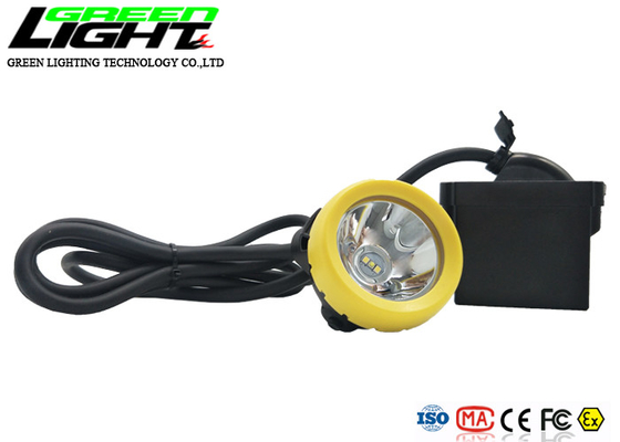 Lámpara de casquillo de los mineros del ABS 10000lux LED del cargador del lon 2A del litio