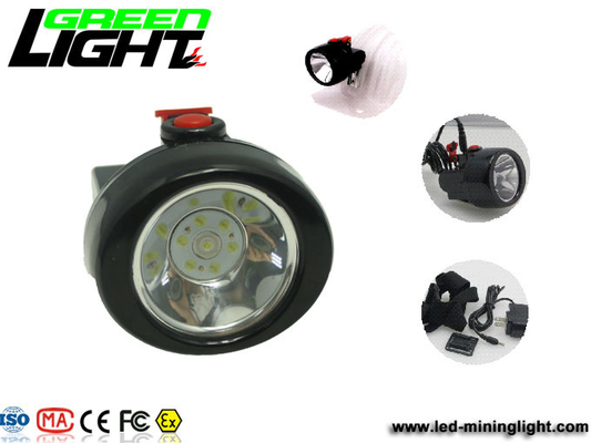 Luz del casco de 1200 de los ciclos 6000lux de la PC 2.8Ah mineros de carbón