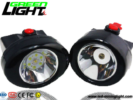 Luz del casco de 1200 de los ciclos 6000lux de la PC 2.8Ah mineros de carbón