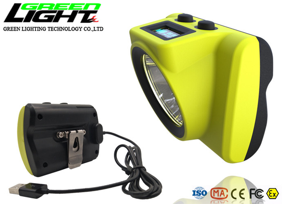 Lámpara de casquillo impermeable de los mineros de IPX8 18000lux 385LUM 6800mAh