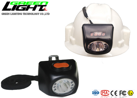 lámpara de casquillo de los mineros de 4.5Ah Li Ion Battery 0.9W 8000lux LED