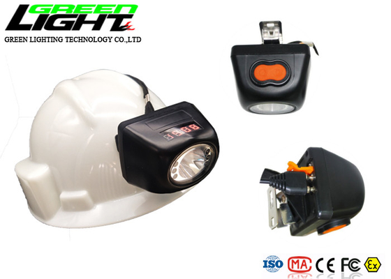lámpara de casquillo de los mineros de 4.5Ah Li Ion Battery 0.9W 8000lux LED