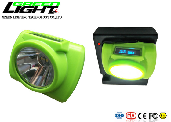 Faro recargable del ABS 13000lux IP68 LED de la pantalla de OLED