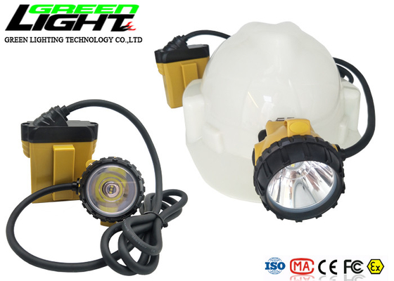 faro recargable de la explotación minera de 25000lux 3W 10.4Ah LED