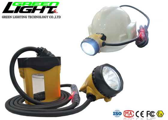 faro recargable de la explotación minera de 25000lux 3W 10.4Ah LED