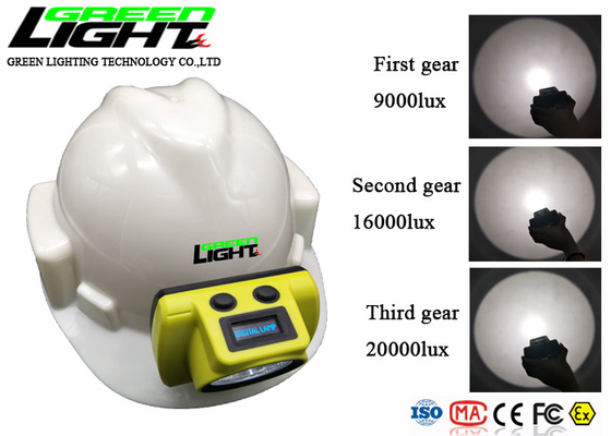 Lámpara de casquillo de los mineros de la caja 348lum 25000lux 2.96W LED del ABS