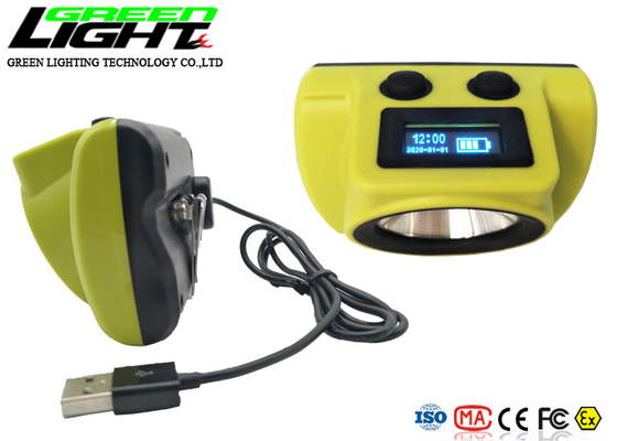 Lente moderada 6800mAh 385LUM 20000 LUX Led Miner Head Light