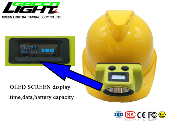 Lente moderada 6800mAh 385LUM 20000 LUX Led Miner Head Light