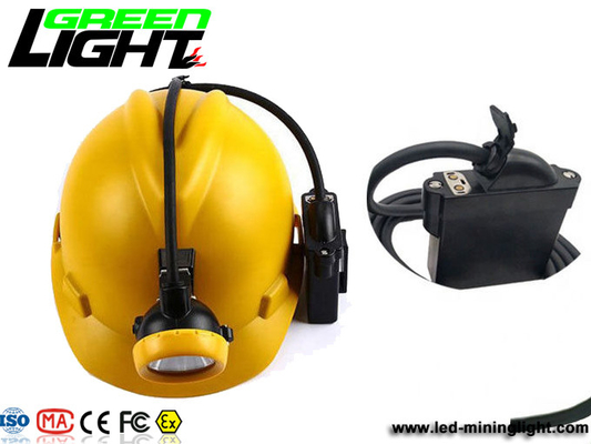 IP68 impermeable 6.6Ah Lux Underground Miners Helmet Lamp 1000
