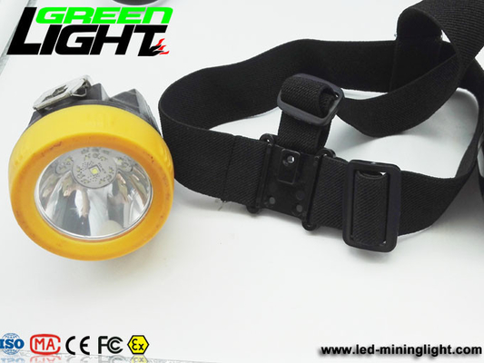 1200 ciclos luces del casco de la explotación minera de 6000 lux 2.8Ah 110LUM