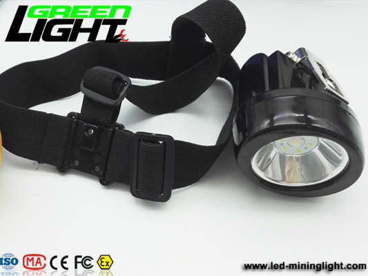 1200 ciclos luces del casco de la explotación minera de 6000 lux 2.8Ah 110LUM