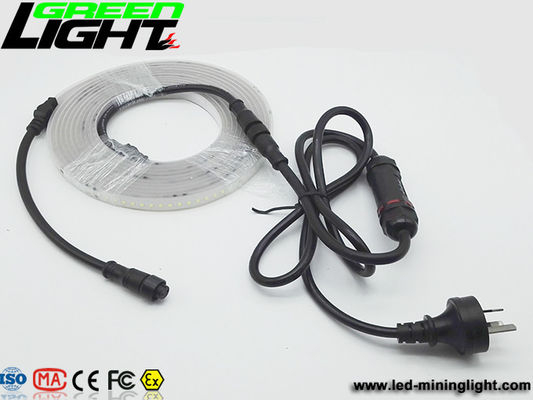 SMD5050 blanco caliente 16W IP68 llevó luces de tira impermeables