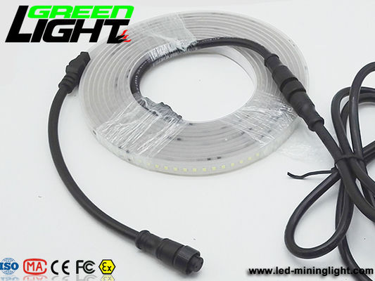 SMD5050 blanco caliente 16W IP68 llevó luces de tira impermeables
