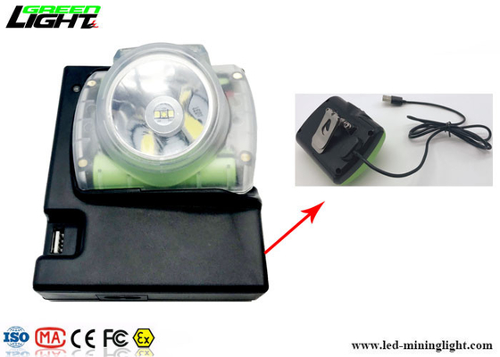 lámpara de casquillo sin cuerda de la seguridad recargable ligera de los mineros de 3.7V 1.78W 13000lux