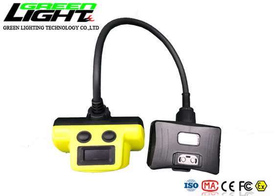 IP68 lámpara de explotación minera impermeable del ABS 18000lux 6.8Ah LED