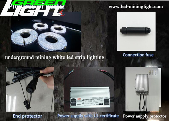 La cinta llevada blanca caliente de la tira enciende 60 LED SMD5050 para la iluminación peligrosa/segura del área