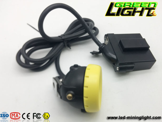 cargador de USD de la luz del casquillo de los mineros de subterráneo de 350mA 10000lux 6.6Ah