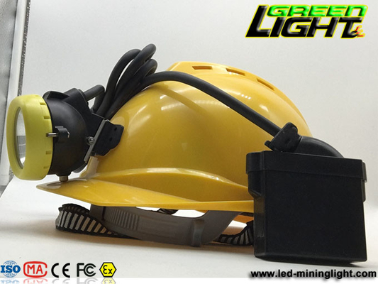 cargador de USD de la luz del casquillo de los mineros de subterráneo de 350mA 10000lux 6.6Ah