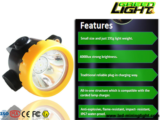 Faro recargable impermeable de 200mA 0.93w 117lum LED