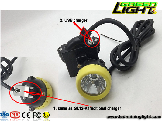 mineros 1000 de subterráneo de 1.67W 6.6Ah Lux Mining Cap Light For