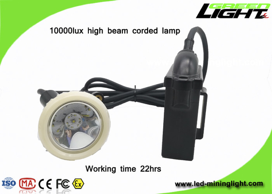 luces mineras recargables del casquillo de 1.11W 10000lux 6.6Ah